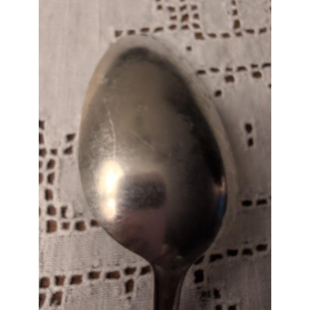William Rogers Mfg. Co. Silver Plate Table Spoon Avalon Cabin 8.5 inch - Picture 9 of 13
